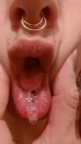 Drool Drooling Lips OnlyFans Tongue Tongue Fetish  GIF by neptuniangoddess