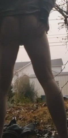 ass caught exhibitionist femboy gay outdoor public sissy twink clip