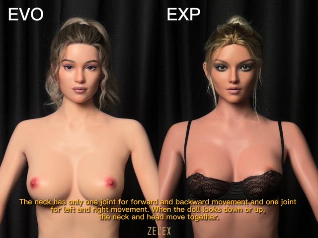 Differences between sex doll EVO scheleton and EXP scheleton 