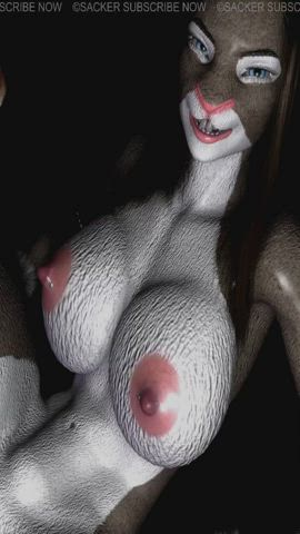 3D Animation Big Ass Big Tits Bunny Creampie