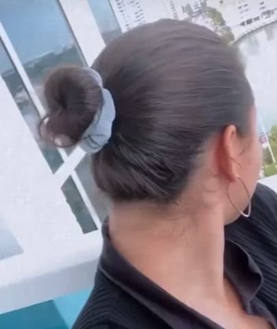 dancing jewish ponytail clip