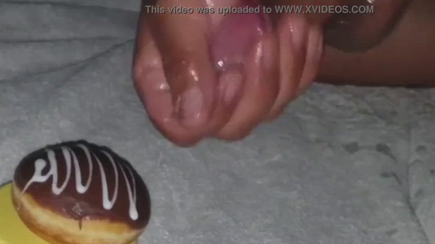 Double glazing a donut