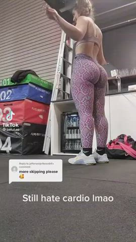 Big Ass Bouncing Fitness Gym clip