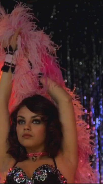 Bra Celebrity Dancing Mila Kunis clip