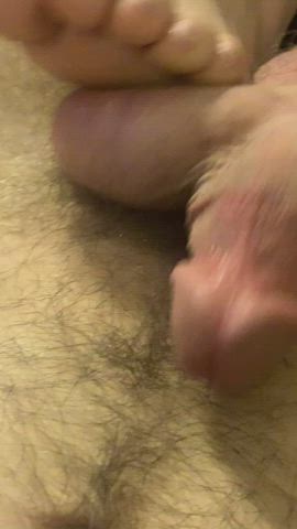 Ballplay Footjob Precum Tease clip