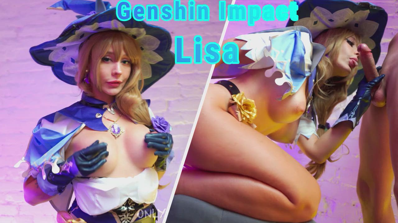 Lisa hot cosplay (Alice Bong)[Genshin Impact ]