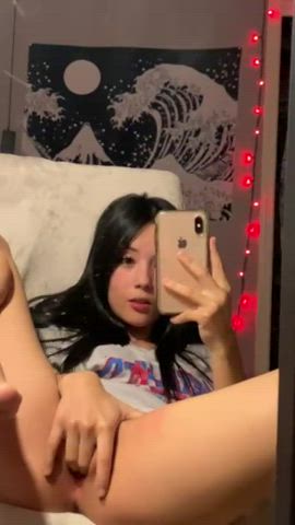 18 years old asian big ass fingering masturbating petite solo teen thick wet pussy