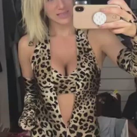 ass blonde bodysuit brazilian celebrity cleavage sensual clip