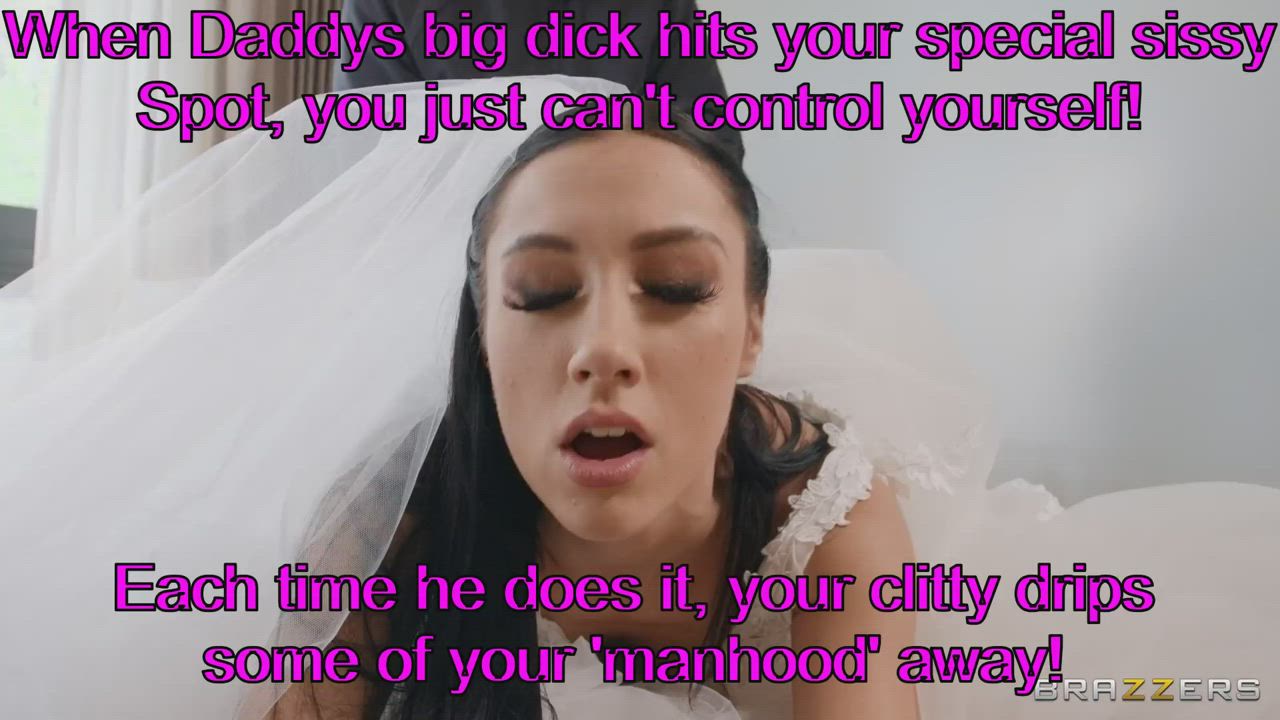 When daddys big dick hits your special sissy spot you just can't control yourself!
