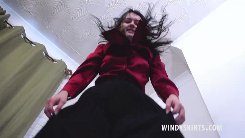 Windy Skirts & Panty Flashing