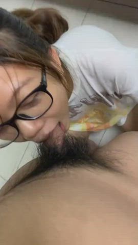 Amateur Asian Asian Cock Blowjob Face Fuck Hairy Cock Homemade Sensual Teen clip