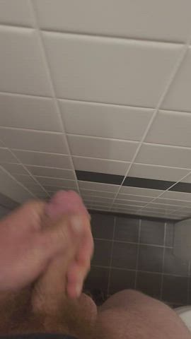 Bathroom Cum Cut Cock Public Toilet clip