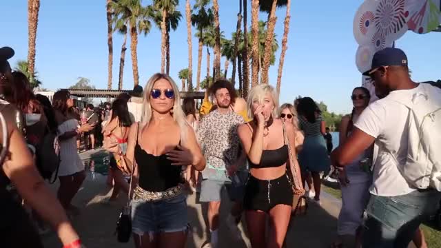 Dancing at Coachella