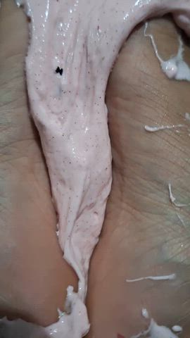 feet feet fetish messy slime wet and messy clip