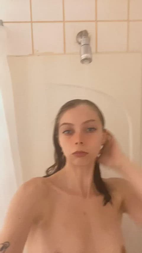 ass boobs masturbating natural tits onlyfans petite pussy shower teen clip