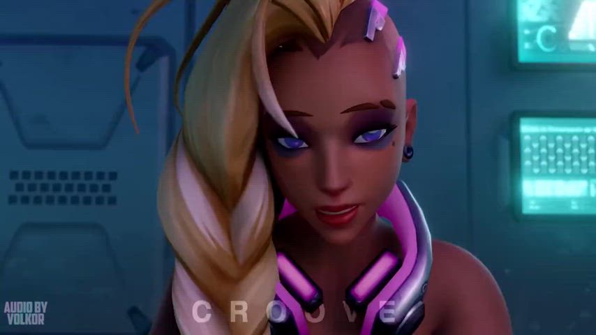 animation ass nsfw overwatch pussy sex tits clip