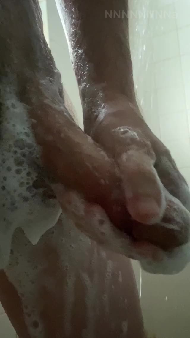 Soapy shower play