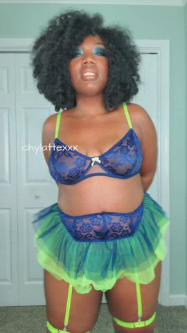 bbw jiggling lingerie thick thighs clip