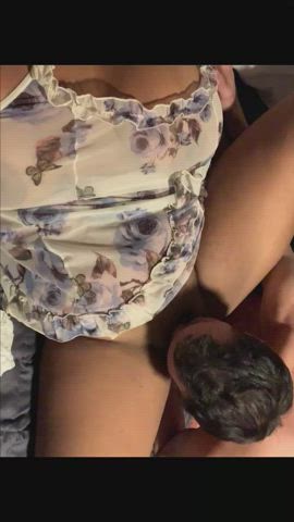 amateur cunnilingus sex hotwife clip