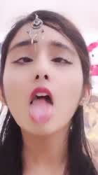 Ahegao Fetish Spit clip