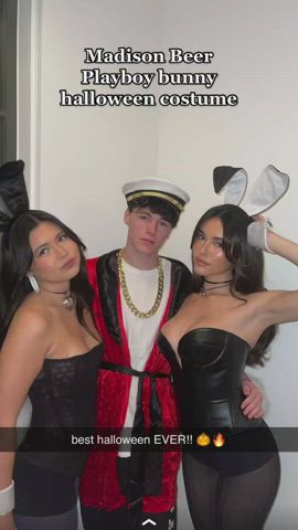 Your Bully took your Gf Madison Beer out for Halloween dressed as his bunny