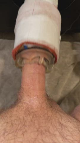 cock cock milking cumshot fleshlight fucking machine male masturbation moaning clip