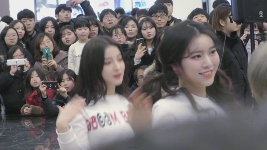 funny korean white girl kpop clip