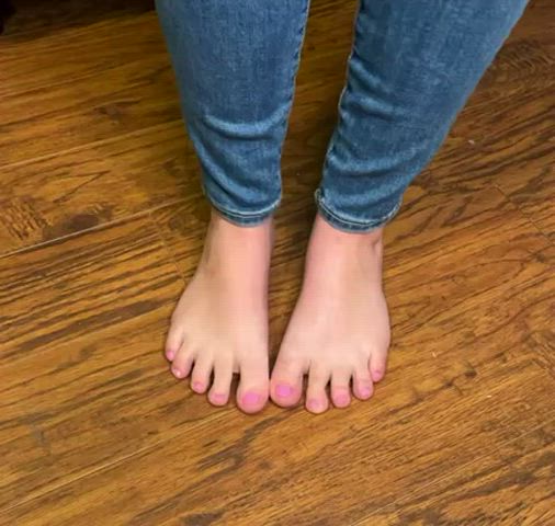 feet feet fetish pink clip