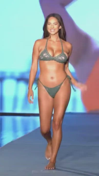 Bikini Model Smile clip