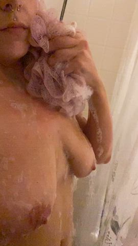 boobs hotwife nipples shower soapy tits clip