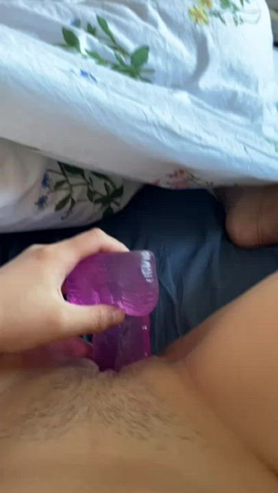 My tight Asian pussy can’t take this huge dildo, and sorry for my extreme moans.
