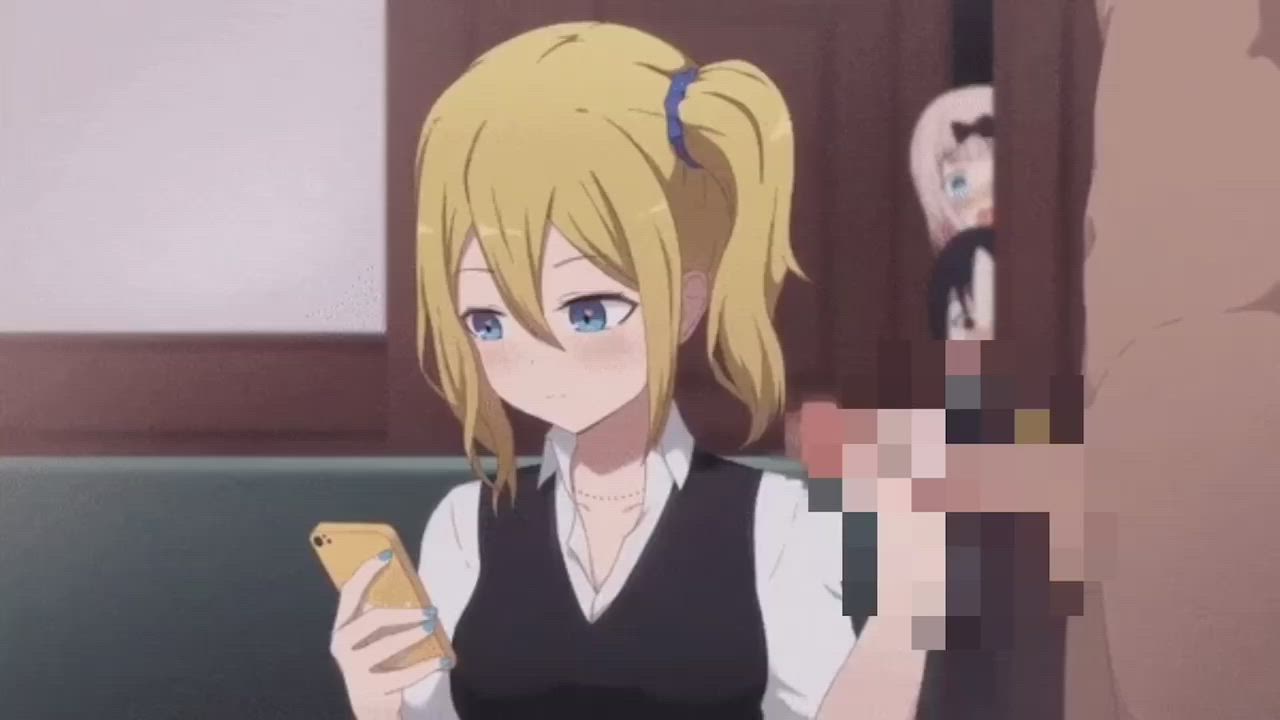 Anime Blowbang Ecchi Handjob Hentai NSFW clip