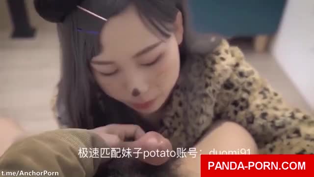 Chinese teen with a cosplay