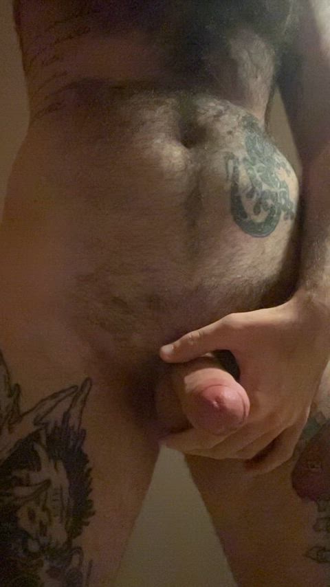 cock hairy cock male masturbation small dick clip