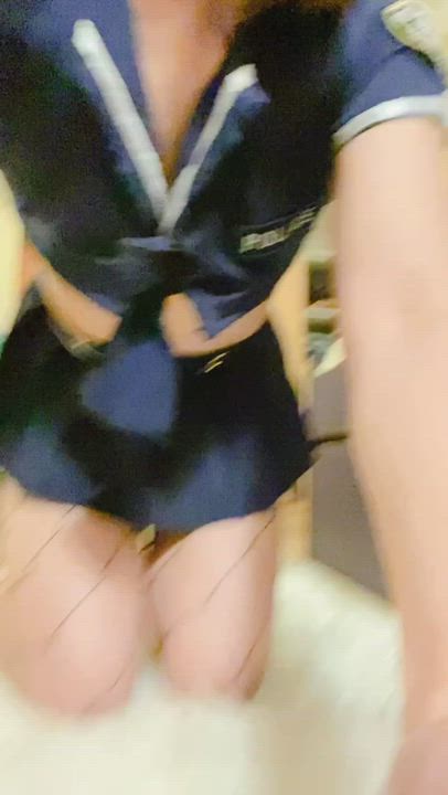 [oc] feeling cheeky in my new outfit (oops shoes kept slipping off)