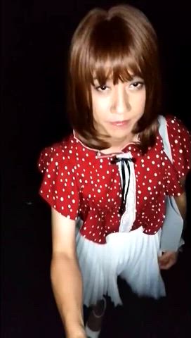 crossdressing milf trans woman transexual upskirt clip