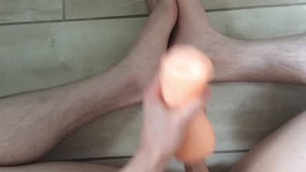 cumming over my feet