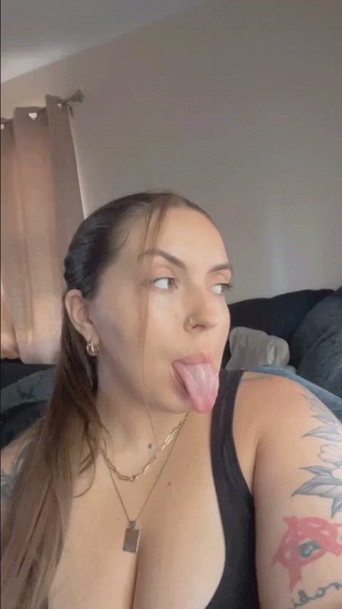 long tongue tongue tongue fetish clip