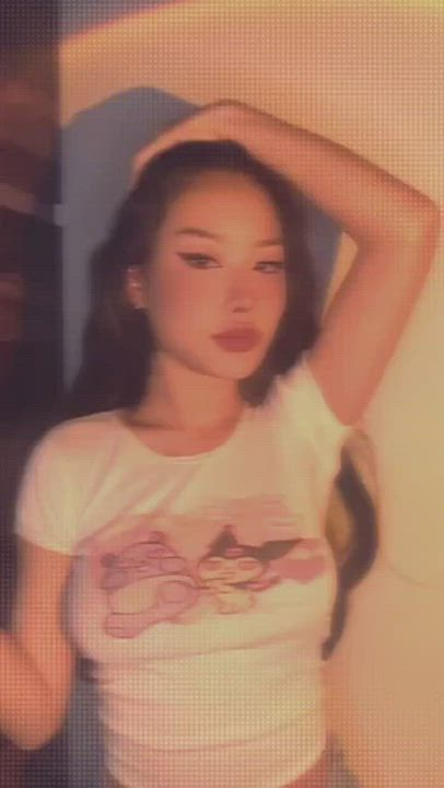 Asian Bouncing Tits TikTok clip