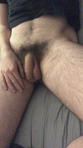 hairy hairy cock uncut clip