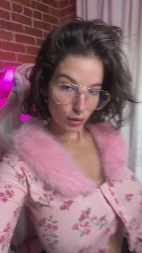 babe big tits boobs braless cute latina nipples onlyfans teasing tiktok bigtits girls-with-glasses