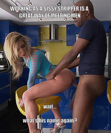 Caption Interracial Sex Sissy clip