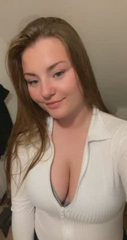 Your Hands would go great on my tits, would you like to grip on?