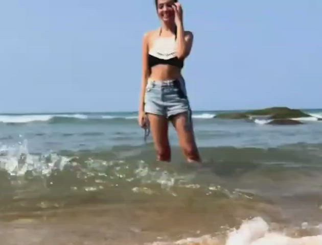 beach desi hotwife indian legs sensual tamil clip