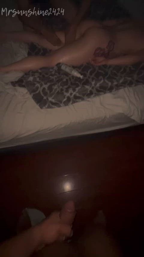 My very first sensual massage! 🥰 daddy hired a massage therapist for me and that
