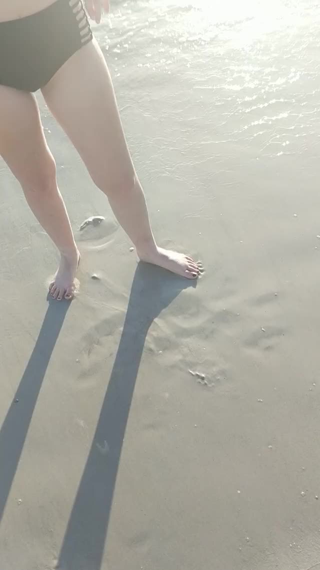 Sun and mooning on the beach