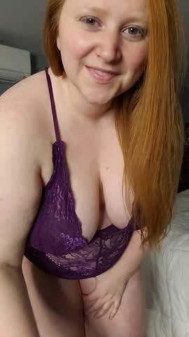 Stripping my lingerie to show you that I am a natural ginger :D