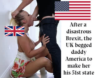 American British Submissive clip