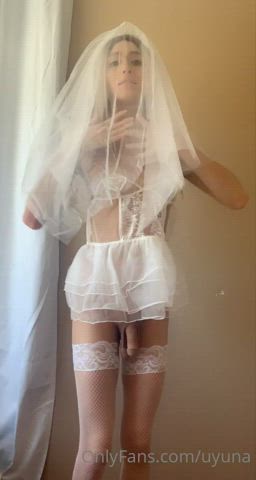 cock trans trans woman wedding clip