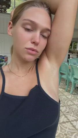 armpits blonde fetish clip